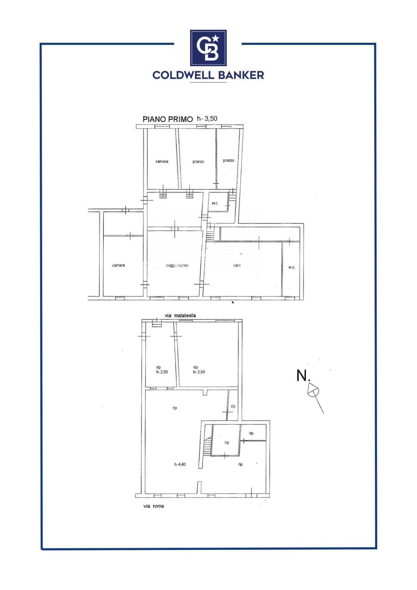 Foto 33 - Appartamento Via Roma
 
39, Saludecio - planimetria 1