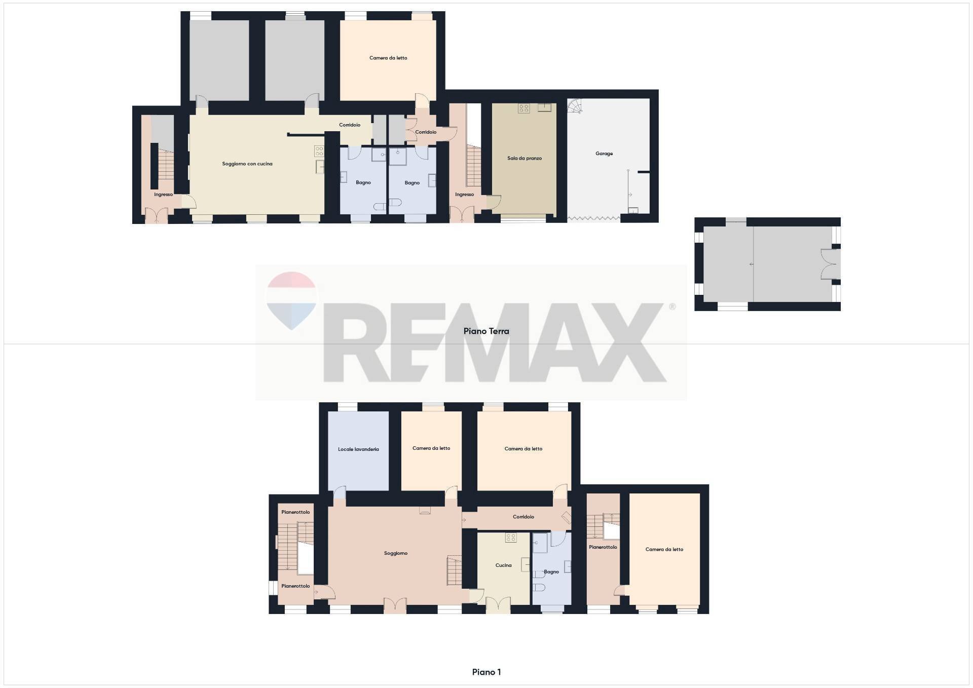 Pianta 2D - Casa indipendente FRAZIONE BOTTAROLO
 
4, Barbianello - planimetria 1
