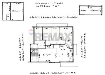 Planimetria appartamento e pertinenze - Appartamento Via Archimede
 
5, Caltagirone - foto 2