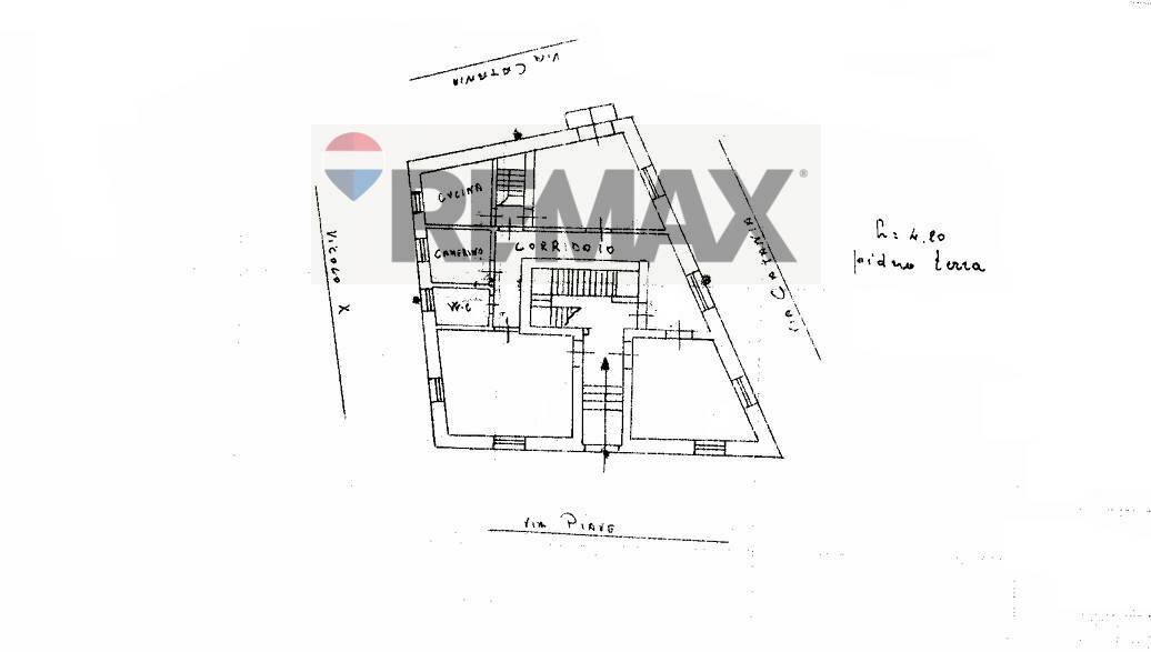Pianta 2D - Appartamento Via Piave
 
183, Lentini - planimetria 1