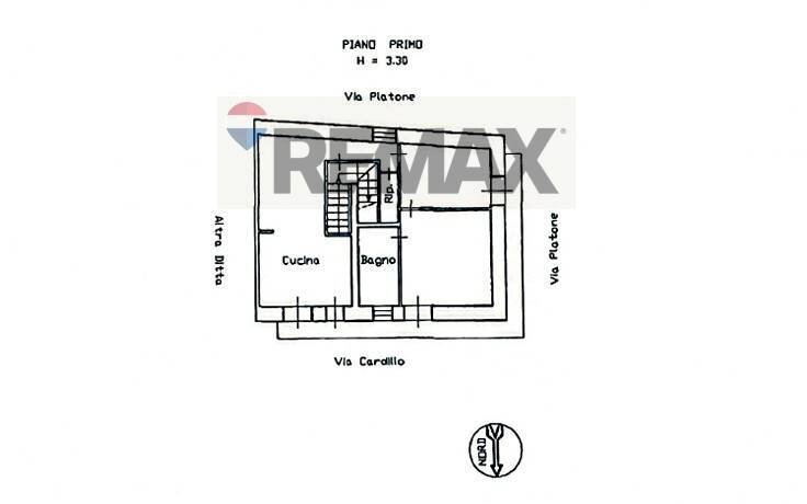 Pianta 2D - Trilocale Via Cardillo
 
18, Lentini - planimetria 1