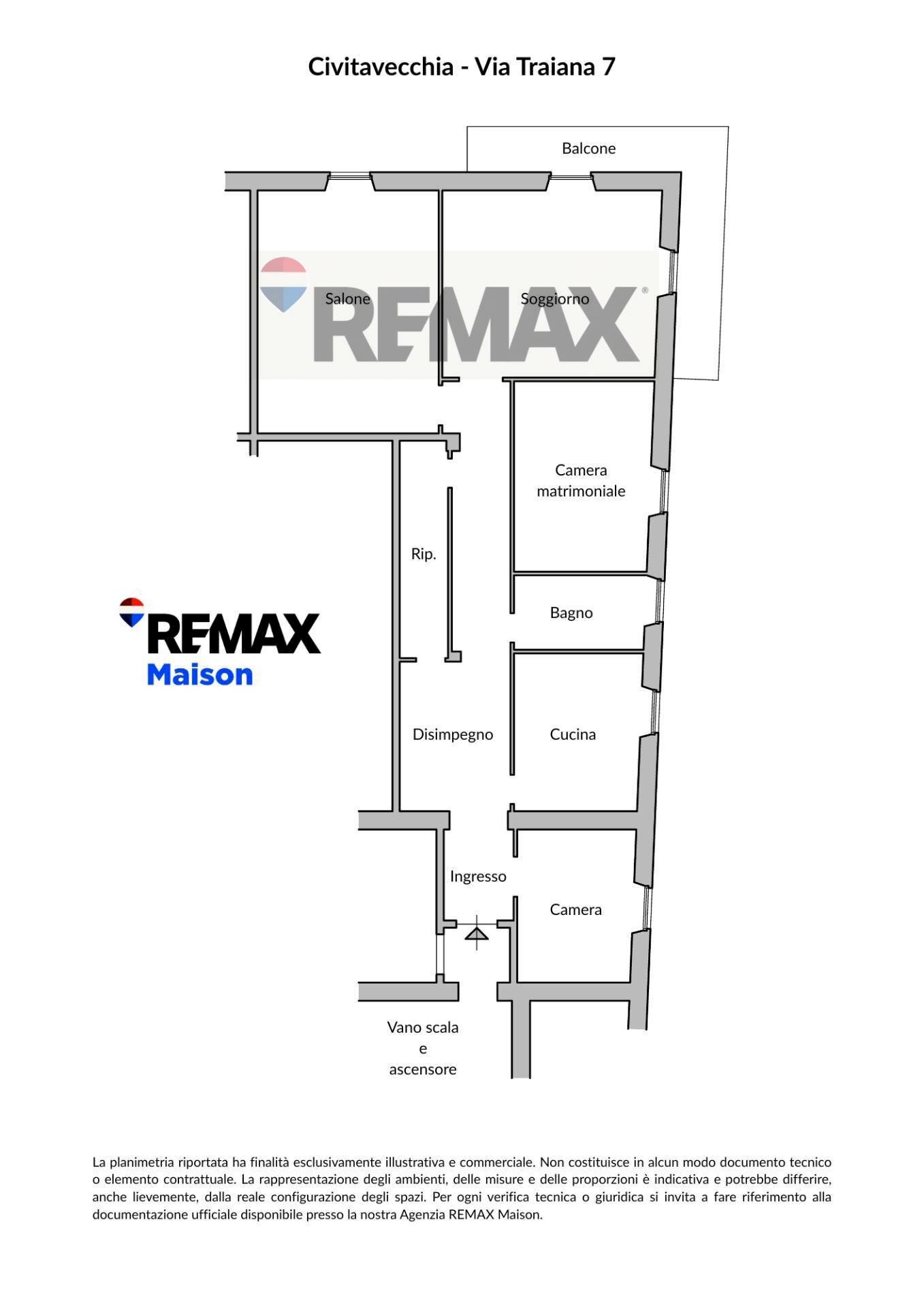 Pianta 2D - Apartment Via Traiana
 
7, Civitavecchia - floor plans 1