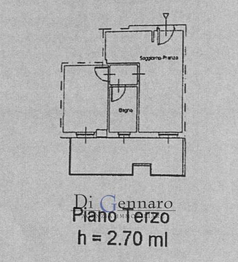 Foto 32 - Bilocale via Don Milani, Alba Adriatica - planimetria 1