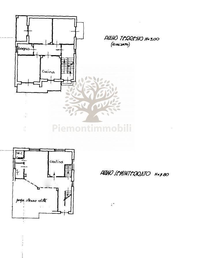 Foto 41 - Casa semi indipendente via santuario
 
4, Giaveno - planimetria 1