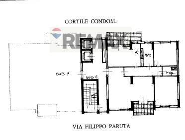 Pianta 2D - Appartamento Via Filippo Paruta
 
10/F, Palermo - planimetria 1