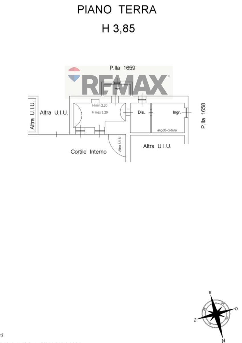Pianta 2D - Bilocale Bari - planimetria 1