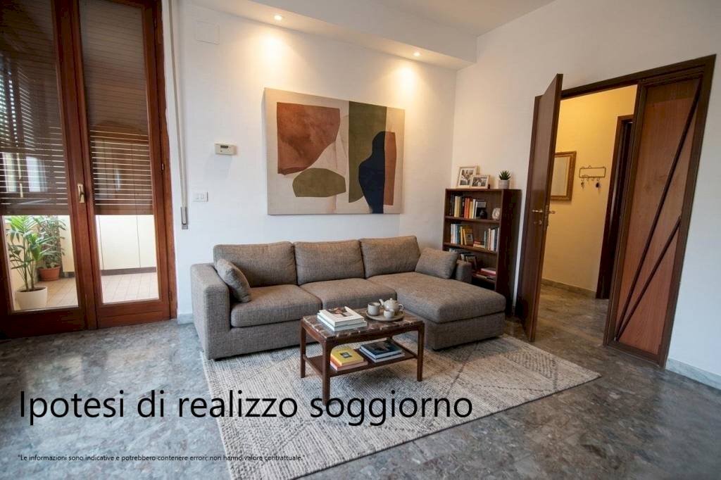 Salone - Trilocale via Giuseppe Giusti, Rozzano - foto 2