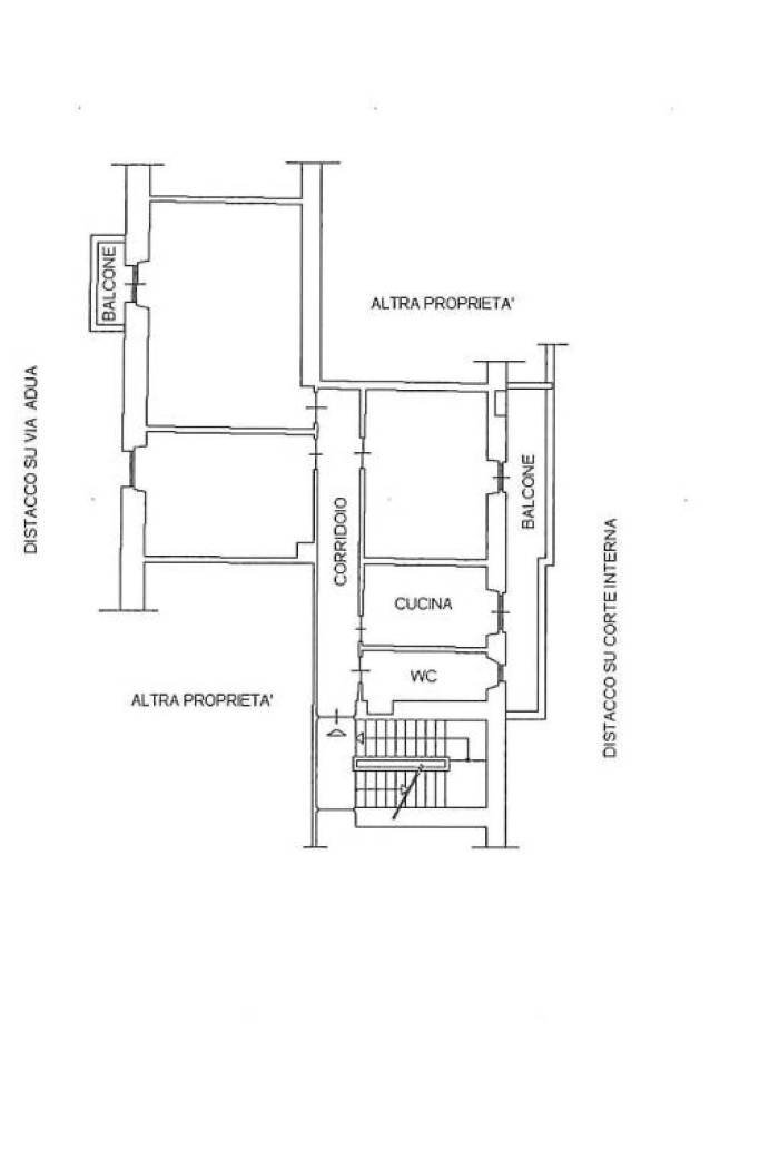 Trilocale via Adua, 8, Anzio - planimetria 1