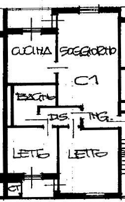 Quadrilocale via Cesare Vinaj, 12, Cuneo (zona Donatello) - planimetria 1