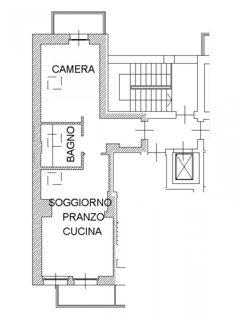 Bilocale Gleise, Bardonecchia - planimetria 1