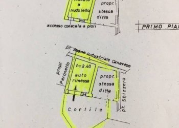 Planimetria - Box vicolo Giordano, 8, Ivrea - foto 8