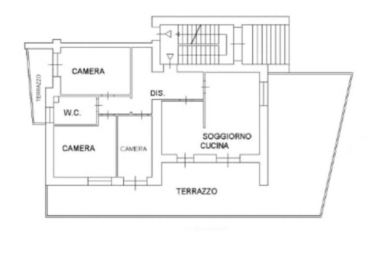 Apartment viale Adua, 42, Sassari - floor plans 1