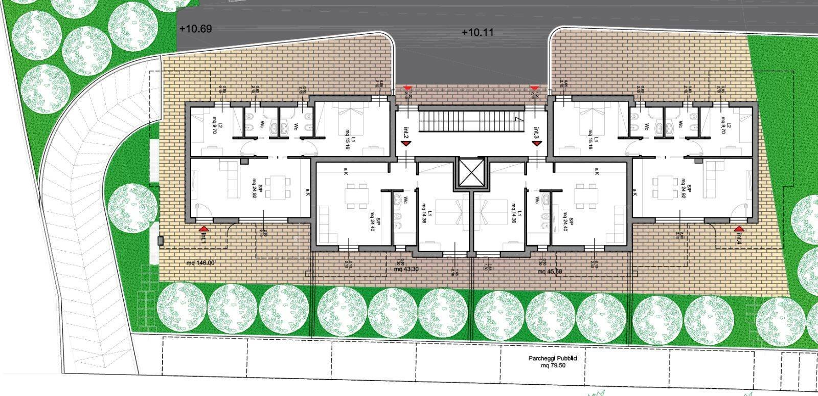 Appartamento via Cicerone, Santa Marinella - planimetria 1