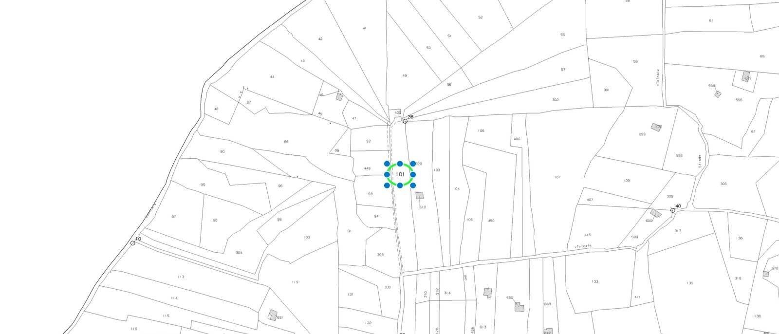Terreno agricolo Campo Nessunescluso, Segreta, Belpasso - planimetria 1