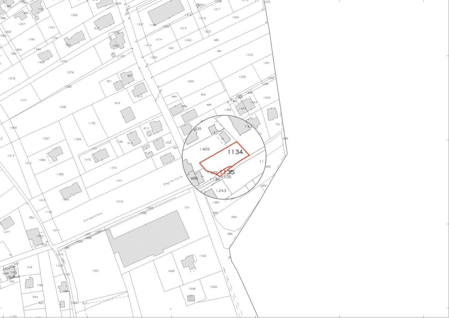 Terreno edificabile via G. Falcone, Civitella del Tronto - planimetria 1