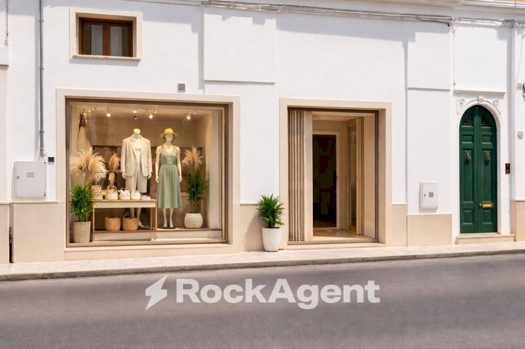 Facciata - Shop via Cesare Battisti, 12, Carmiano - photo 2