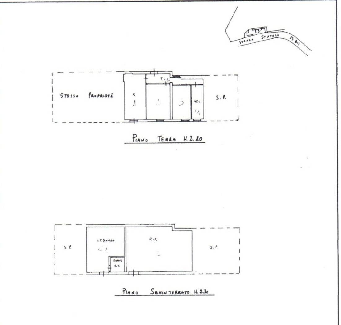 Rustico Urbino - planimetria 1