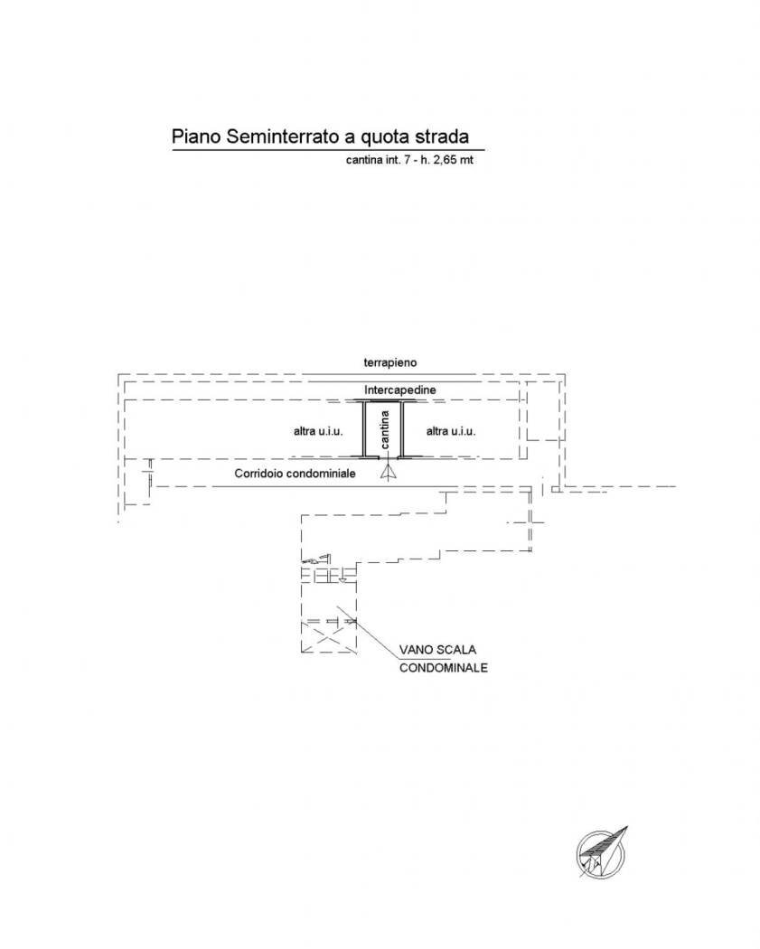 Trilocale via Valle del Ponte, 44, Sanremo - planimetria 1