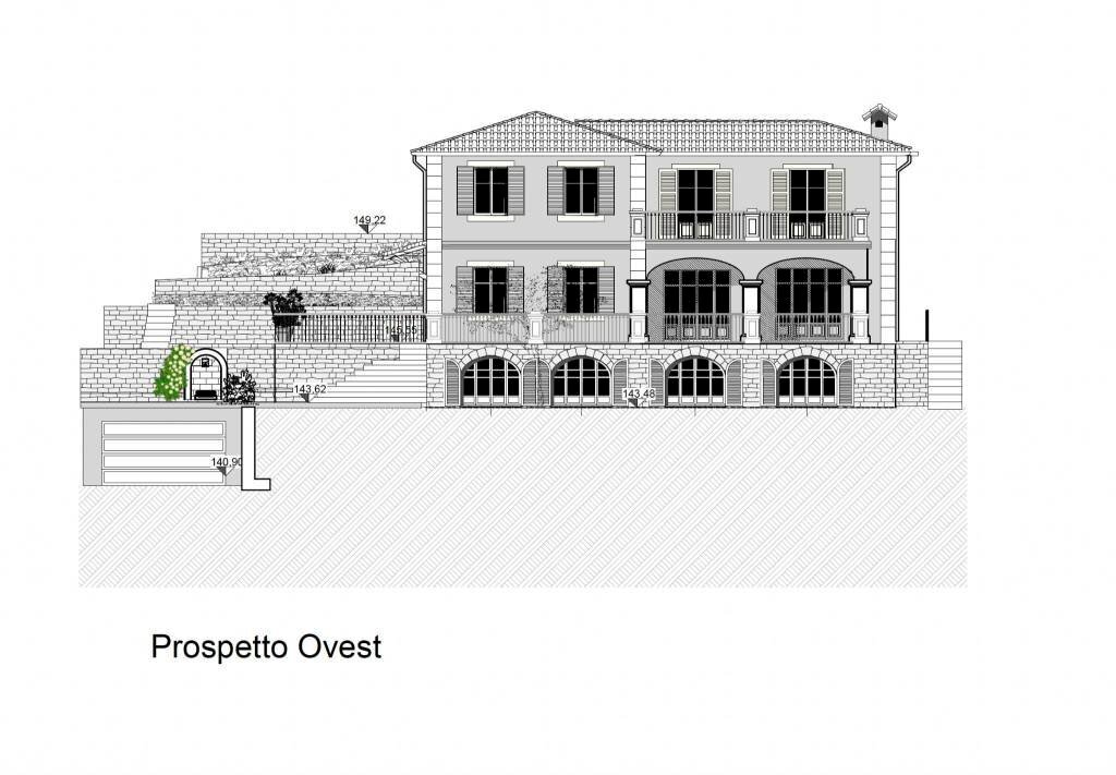 Planimetria - Villa via Generale Vincenzo Rossi, 10, Bordighera - foto 3