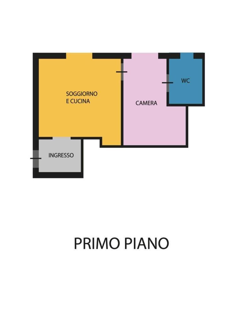 Bilocale piazza 13 Giugno, Lugo - planimetria 1