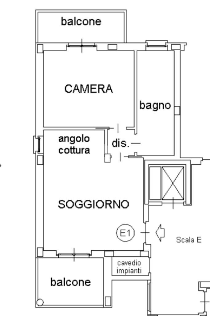 Bilocale Via Rossini, Beinasco - planimetria 1