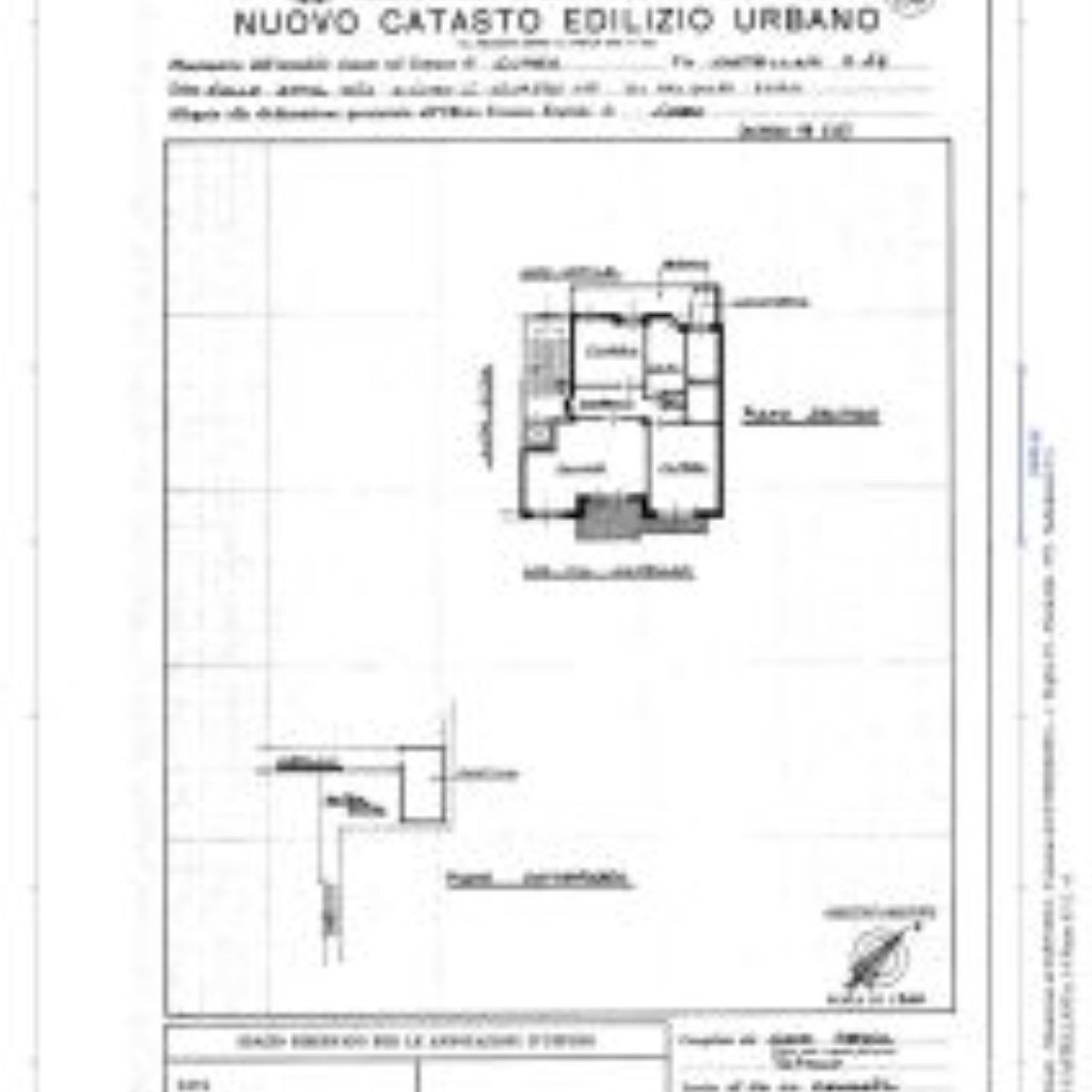 Four-room apartment Via Giacinto Castellani, Cuneo (neighborhood Gramsci) - floor plans 1