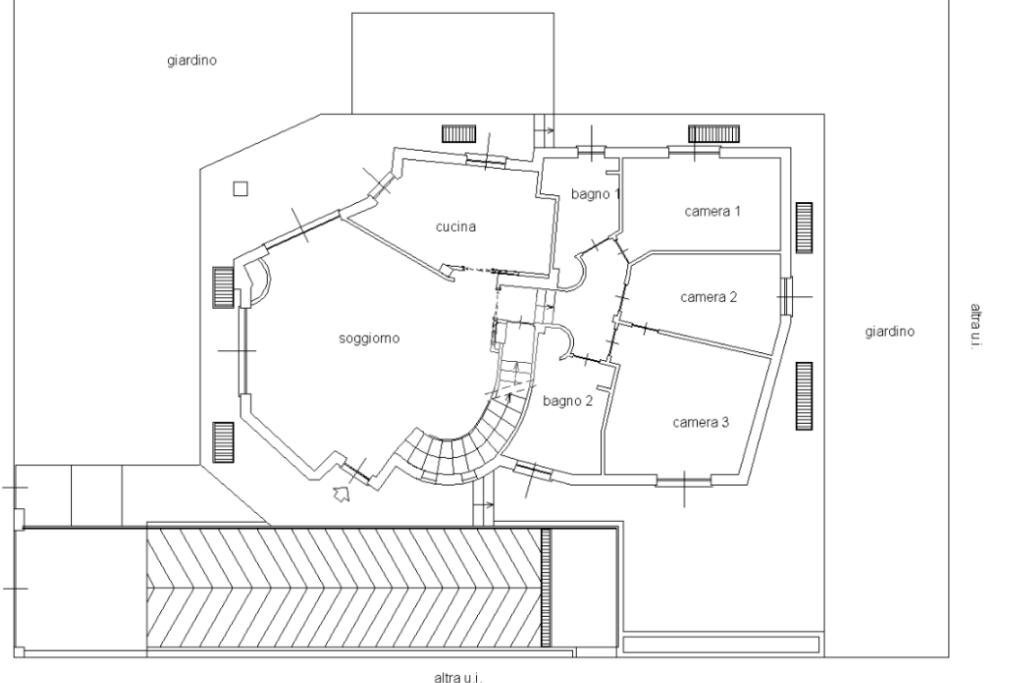 Villa Via Rivoli, Rivalta di Torino - planimetria 1