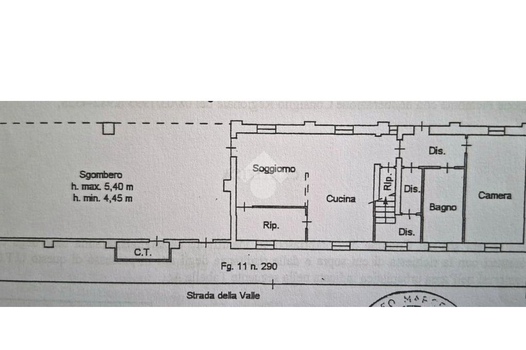 Casa indipendente Strada della valle, Lombriasco - planimetria 1