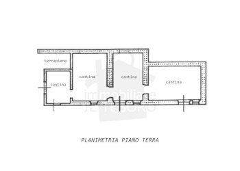 Planimetria - Casa indipendente via delle Pozzette, 7, Verucchio - foto 24