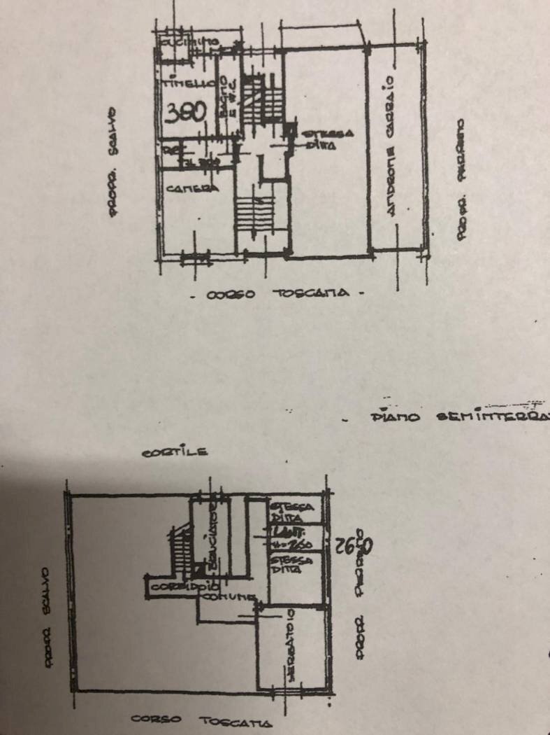 Two-room apartment corso Toscana, 85, Torino - floor plans 1