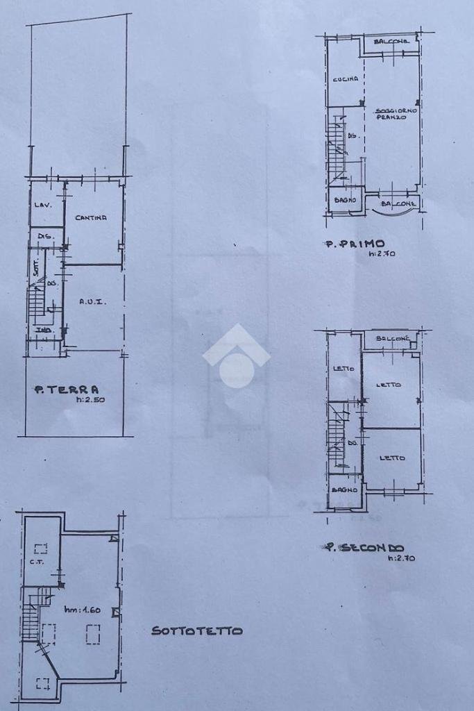 Villa a Schiera Via Albisola, Cesena - planimetria 1