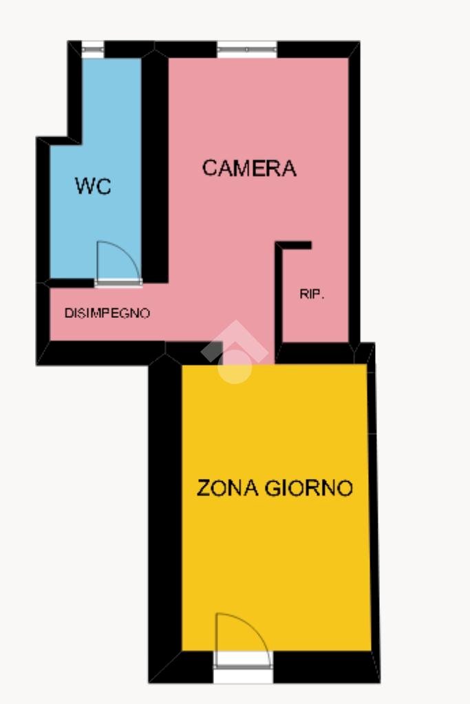 Bilocale Via Carlo Vittadini, Milano - planimetria 1
