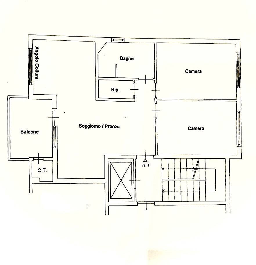 Foto 28 - Appartamento Via Delle Azzorre
 
340, Roma - planimetria 1