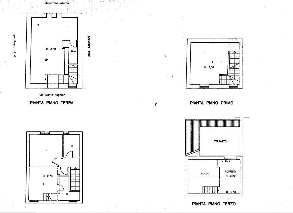Foto 29 - Quadrilocale via Dante Alighieri, Monterotondo - planimetria 1
