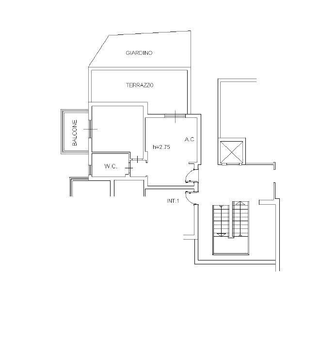 Foto 22 - Bilocale via Volturno
 
11, Monterotondo - planimetria 1