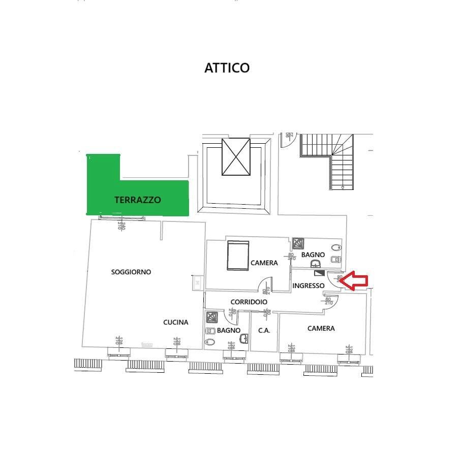 Foto 45 - Appartamento Via Bigli
 
2, Milano - planimetria 1