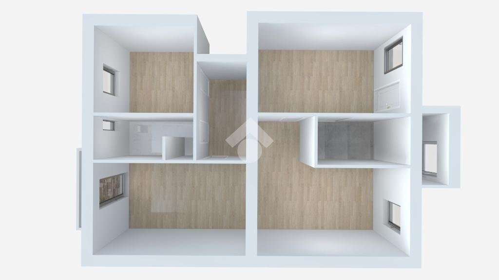 Appartamento Via Livigno, Milano (zona Maciachini) - planimetria 1