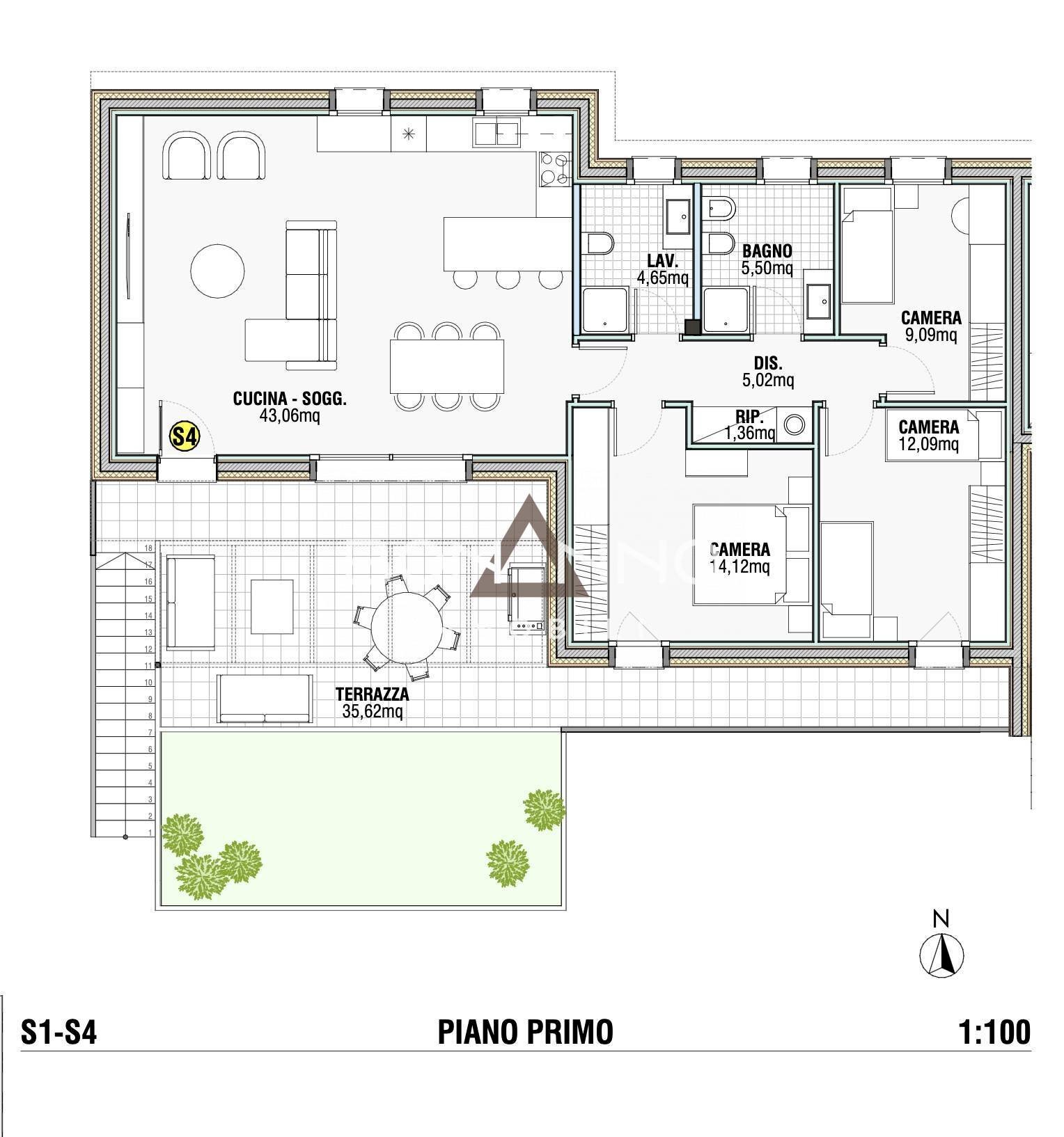 Foto 5 - Appartamento VIA SAN PIO X, Castelfranco Veneto - planimetria 1