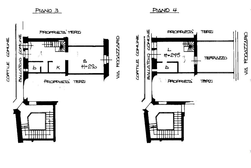 Appartamento Via Antonio Fogazzaro, Milano - planimetria 1