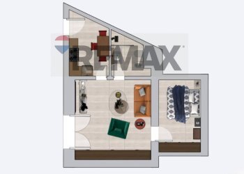 Planimetria arredata - Appartamento Via Saverio Mercadante
 
33 - 35, Triggiano - foto 6