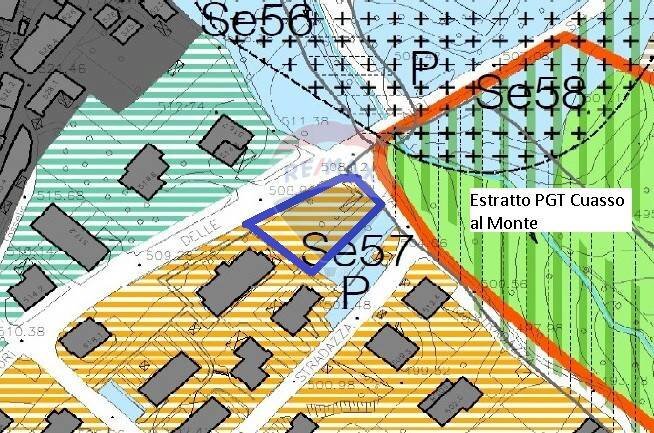 Posizione della mappa - Terreno edificabile VIA CACCIATORI DELLE ALPI, Cuasso al Monte - foto 1