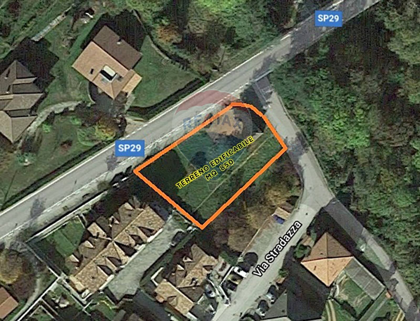 Posizione della mappa - Terreno edificabile VIA CACCIATORI DELLE ALPI, Cuasso al Monte - planimetria 1