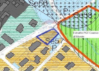 Posizione della mappa - Terreno edificabile VIA CACCIATORI DELLE ALPI, Cuasso al Monte - foto 1