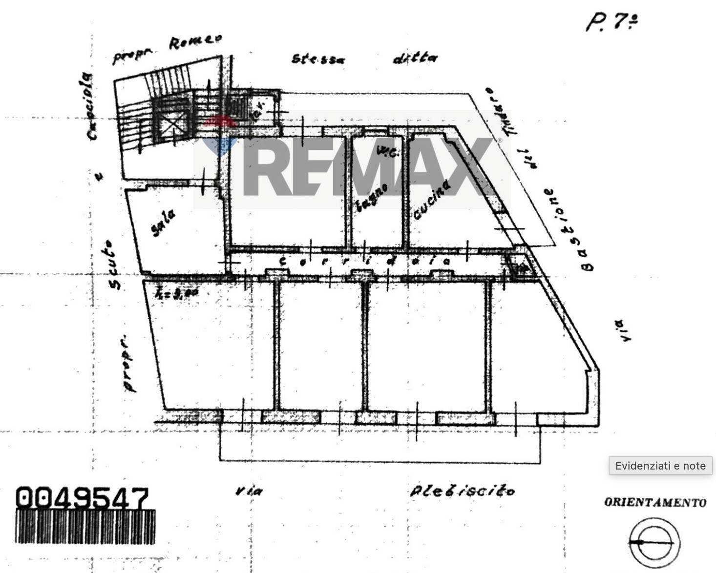 Pianta 2D - Four-room apartment Via Plebiscito
 
580, Catania - floor plans 1