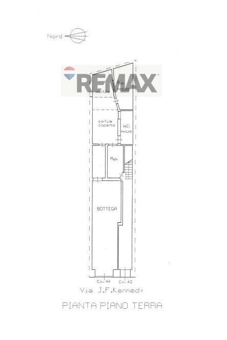 Pianta 2D - Shop Via J. F. Kennedy
 
44, Misterbianco - floor plans 1
