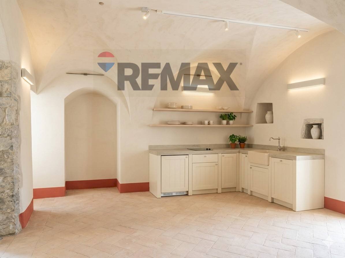 Cucina - rendering - Bilocale Riva di Solto - foto 1