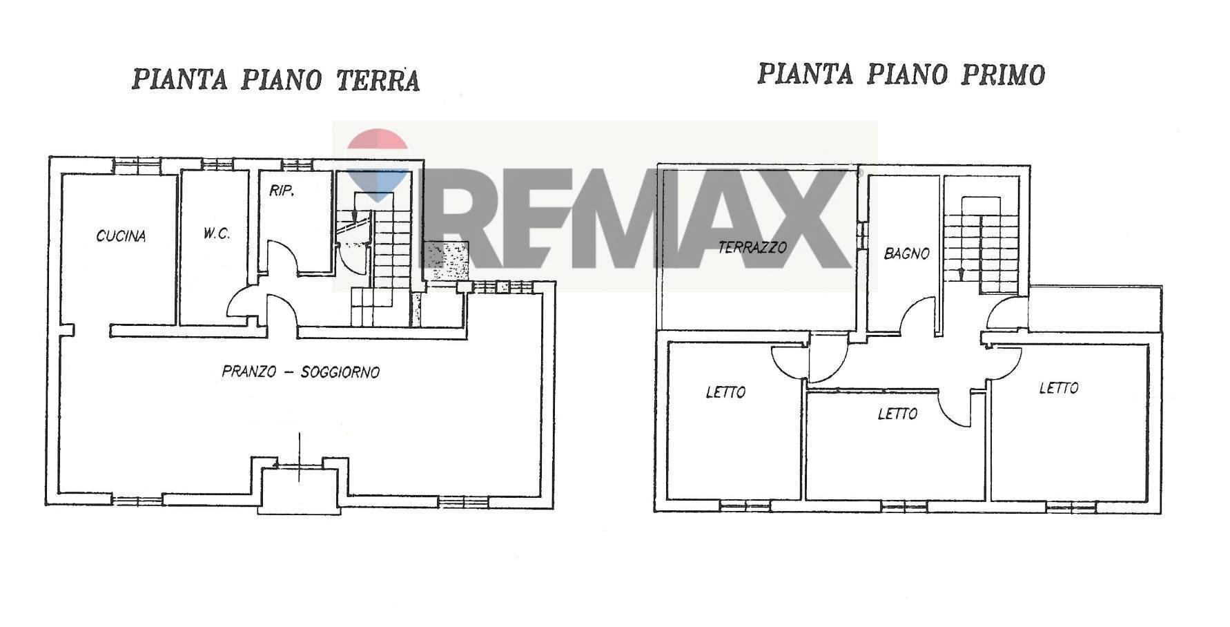 Pianta 2D - Independent house Via Pietro Mascagni
 
3, Isola della Scala - floor plans 1