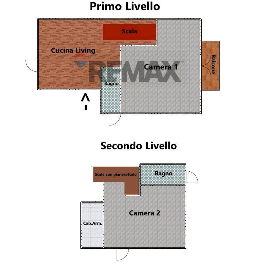 Pianta 2D - Trilocale Ischia - planimetria 1