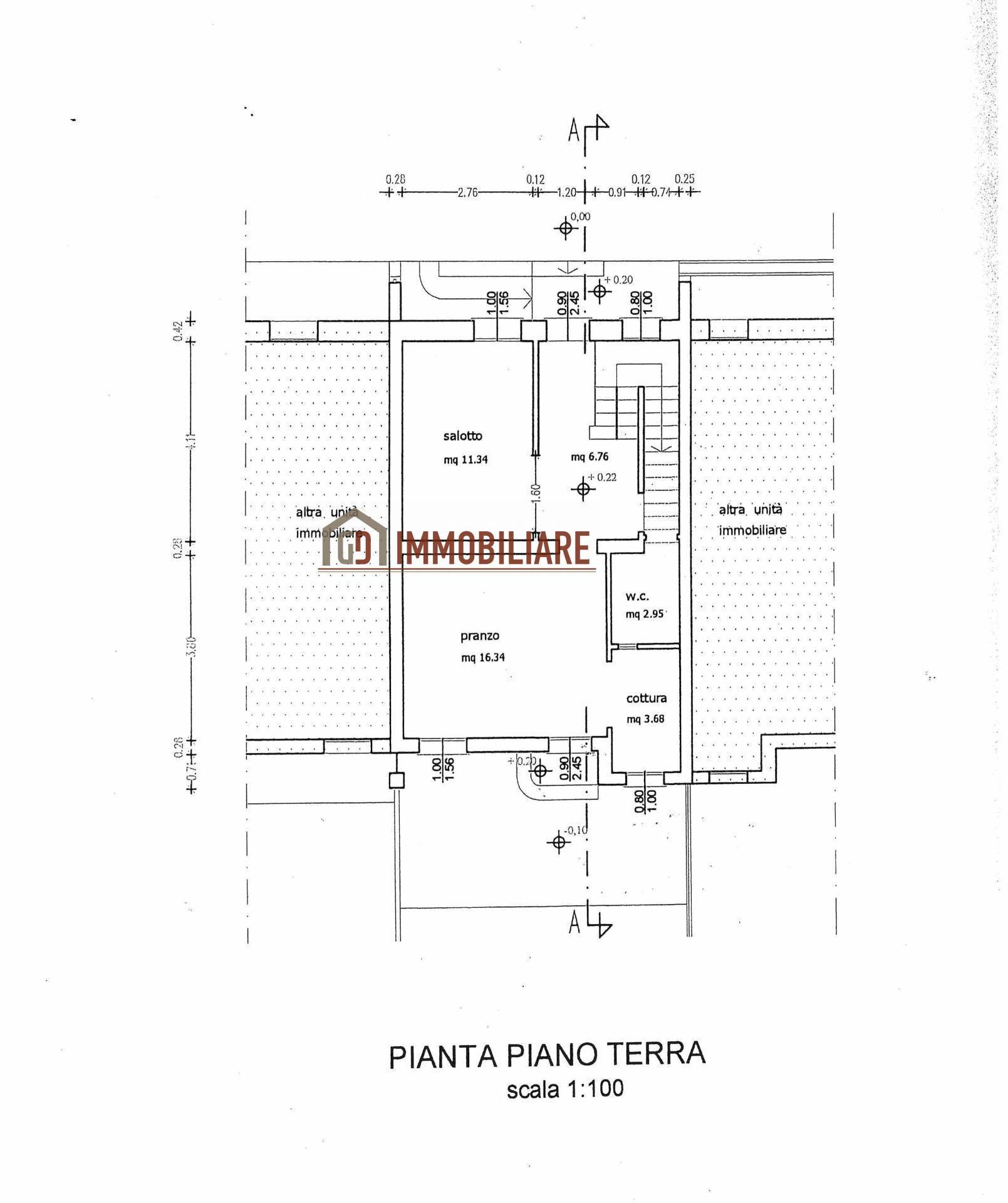 Foto 18 - Villa a Schiera Via Monte Grappa
 
7, Caerano di San Marco - planimetria 1