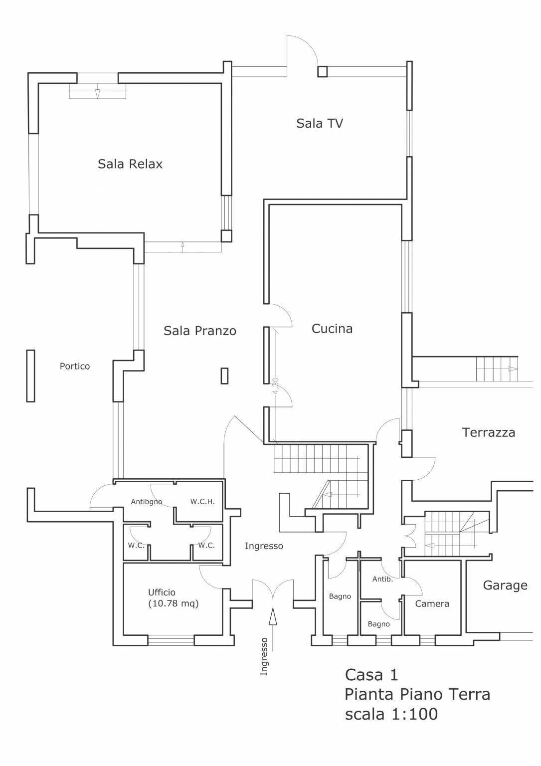 Foto 44 - Villa Strada Provinciale 66
 
snc, Modica - planimetria 1